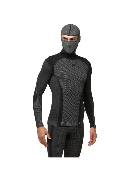 Camiseta de Manga Larga Sixs con Capucha Black Carbon TS2-DB - 4 Camiseta de Manga Larga Sixs con Capucha Black Carbon TS2-DB - 4