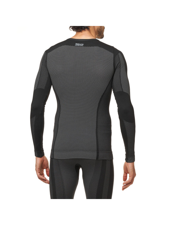 T-shirt à Manches Longues 4 Saisons Sixs Black Carbon TS2-V2 - 4 T-shirt à Manches Longues 4 Saisons Sixs Black Carbon TS2-V2 - 4