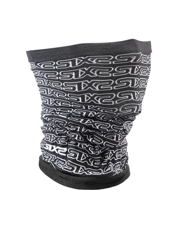 Pasamontañas Multiusos Unisex Sixs Logo Negro/Blanco TBX-V2-B/W - 1