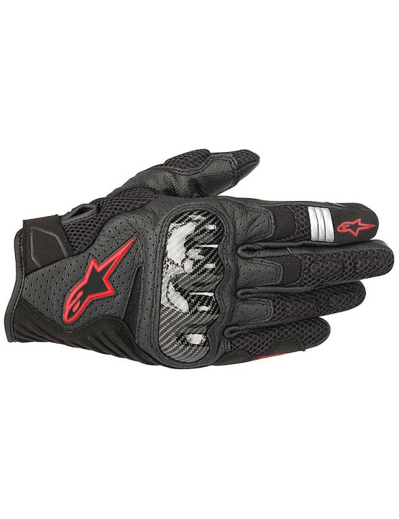 Guantes de moto Alpinestars SMX-1 Air V2 - Negro/Rojo fluo 35705181030 - 1 Guantes de moto Alpinestars SMX-1 Air V2 - Negro/Rojo fluo 35705181030 - 1