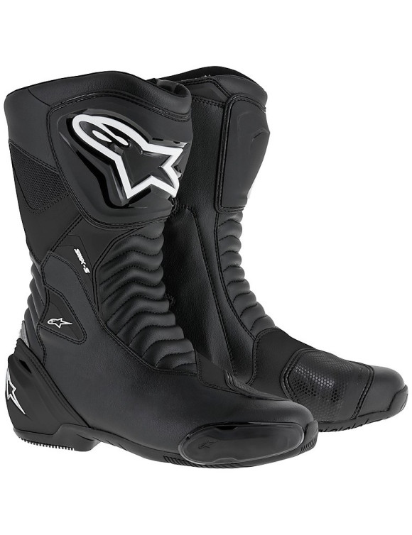 Botas de moto Alpinestars SMX S - Negro/Negro 22235171100 - 1