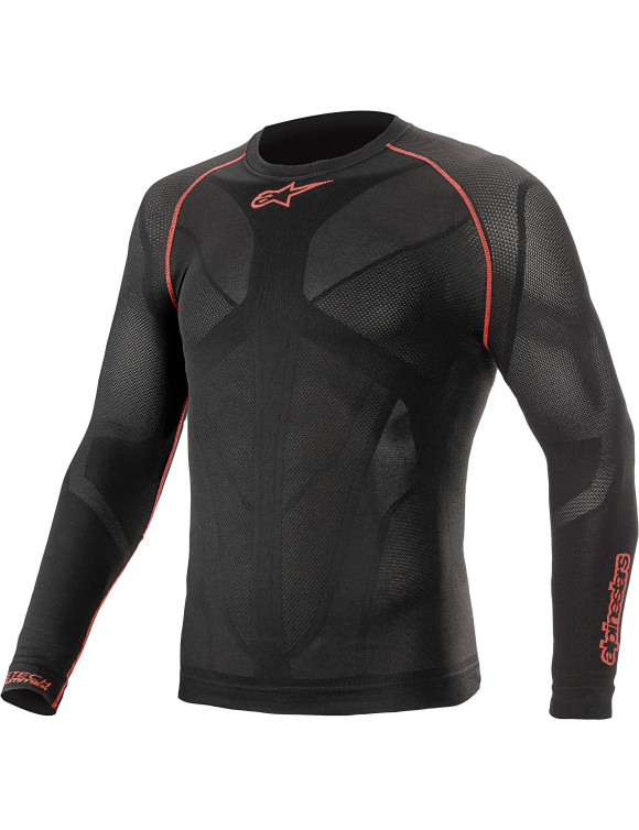 Camiseta Ride Tech V2 Alpinestars Summer manga larga - Negro/Rojo 475252113 - 1