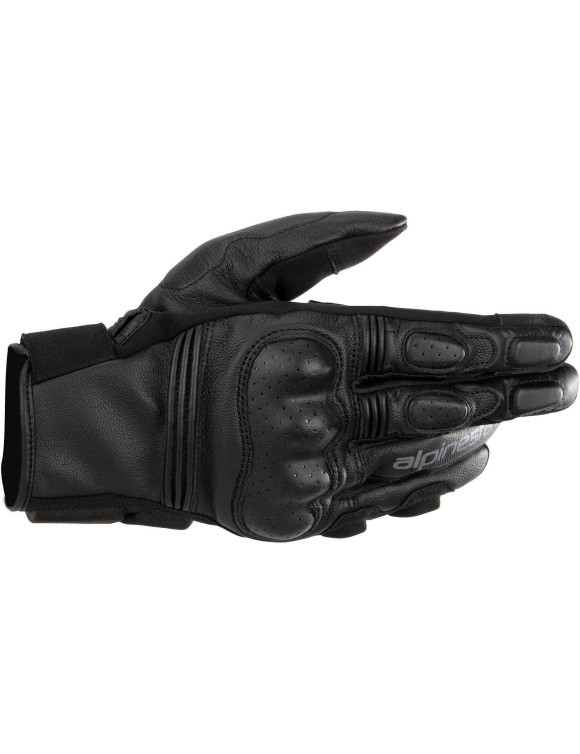 Guanti Moto Alpinestars In Pelle Phenom - Nero/Nero 35017231100 - 1