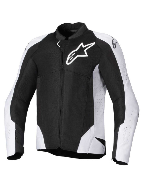 Alpinestars Viper Air V4 Motorcycle Jacket - Black/White 330092512 - 1 Alpinestars Viper Air V4 Motorcycle Jacket - Black/White 330092512 - 1