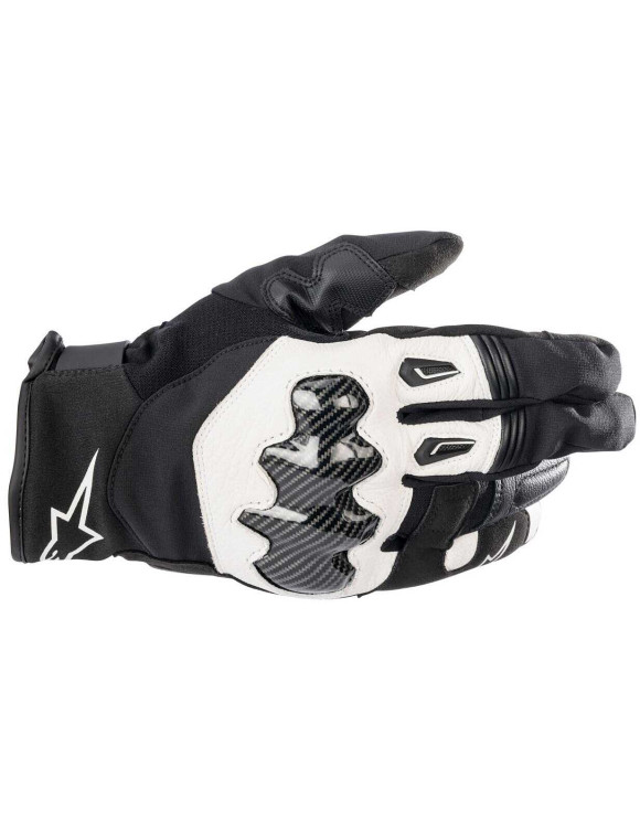 Guanti Moto Alpinestars SMX-1 Drystar® - Nero/Bianco 352072312 - 1 Guanti Moto Alpinestars SMX-1 Drystar® - Nero/Bianco 352072312 - 1