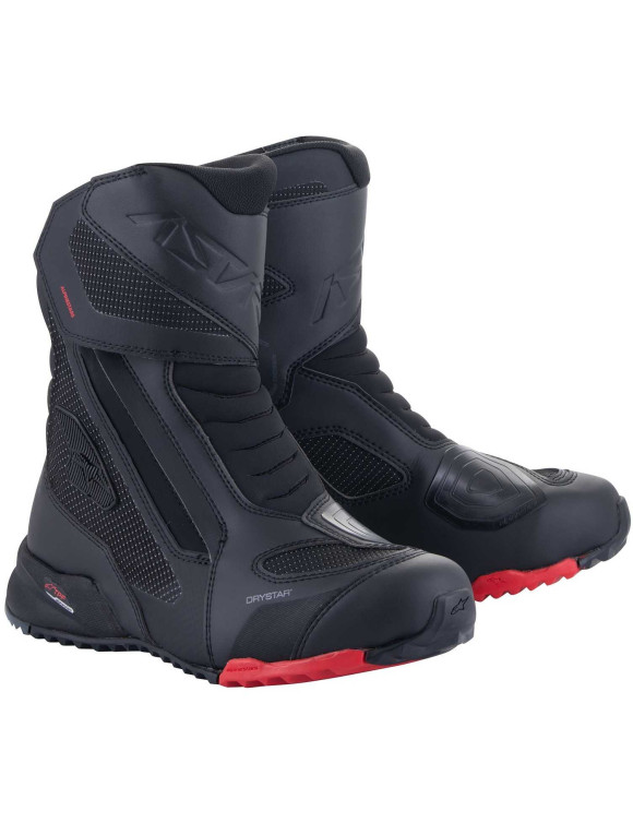Stivali Moto Alpinestars RT-7 Drystar® - Nero/Rosso 244302313 - 1 Stivali Moto Alpinestars RT-7 Drystar® - Nero/Rosso 244302313 - 1