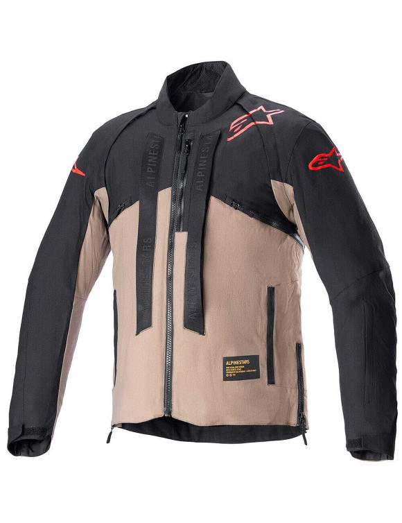 Alpinestars Techdura Falco Motorradjacke – Schwarz/Braun 37045241286 - 1