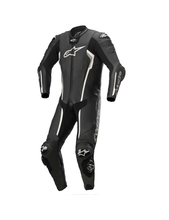 Alpinestars Missile V2 Leather Motorcycle Suit - 1 Piece - Black/White 315012212 - 1