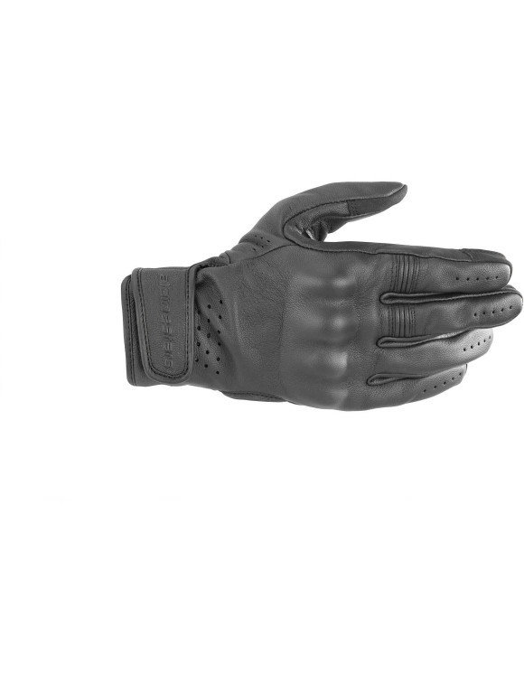 Guantes de moto de cuero Alpinestars Stella Dyno - Negro/Negro 35196241100 - 1 Guantes de moto de cuero Alpinestars Stella Dyno - Negro/Negro 35196241100 - 1