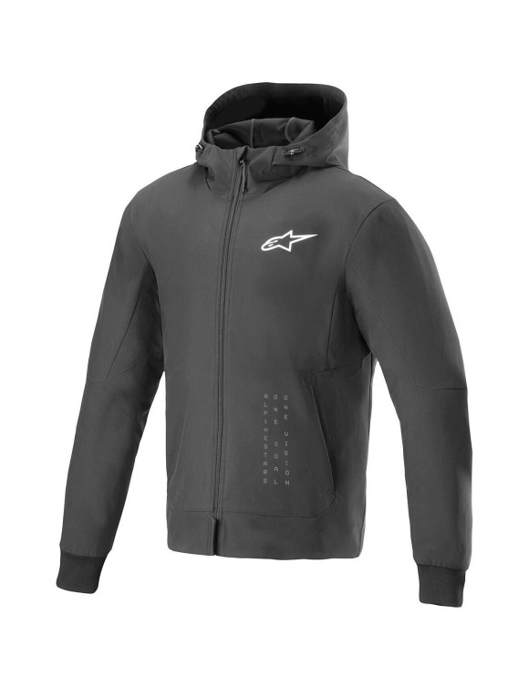 Sweat à capuche Alpinestars Radium Tech - Noir/Blanc 420262412 - 1