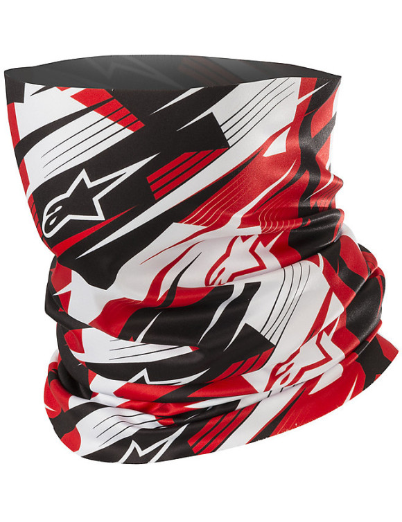 Cache-cou moto Alpinestars - Noir/Blanc/Rouge 4759019123 - 1