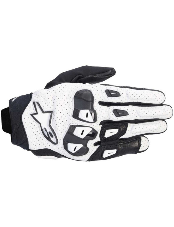 Guanti Moto Alpinestars SP X 7 - Bianco/Nero 356062521 - 1 Guanti Moto Alpinestars SP X 7 - Bianco/Nero 356062521 - 1