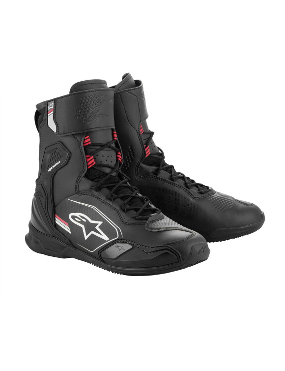 Alpinestars Superfaster Motorradschuhe – Schwarz/Grau/Helles Rot 25111241165 - 1 Alpinestars Superfaster Motorradschuhe – Schwarz/Grau/Helles Rot 25111241165 - 1