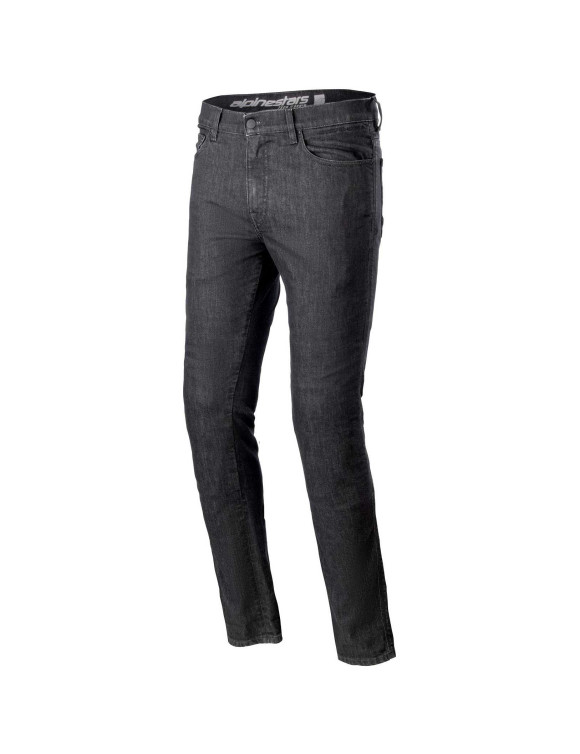 Pantalon de moto Alpinestars Cerium Denim Tech - Noir délavé 3329723117 - 1