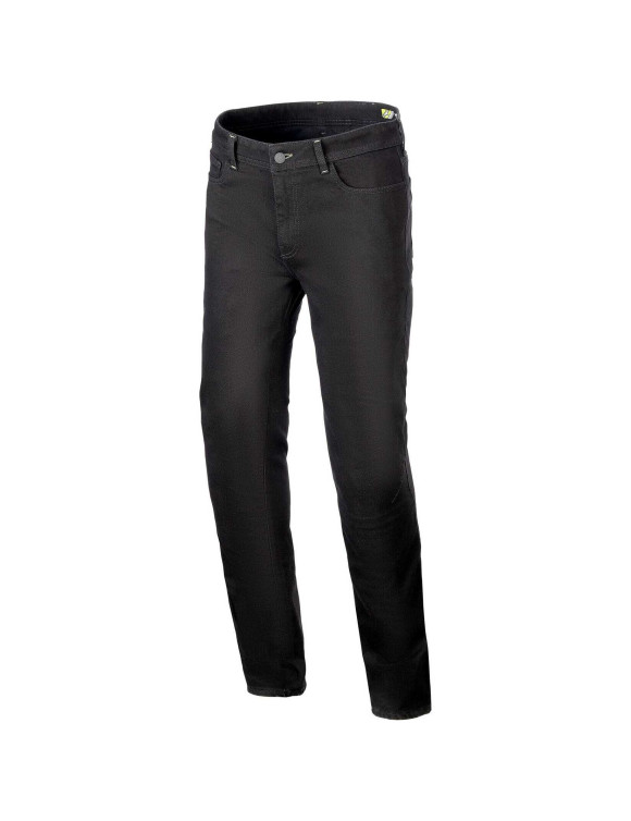 Pantalon de moto Alpinestars Cult-8 en denim stretch - Rinse/Noir 33250241202 - 1 Pantalon de moto Alpinestars Cult-8 en denim stretch - Rinse/Noir 33250241202 - 1