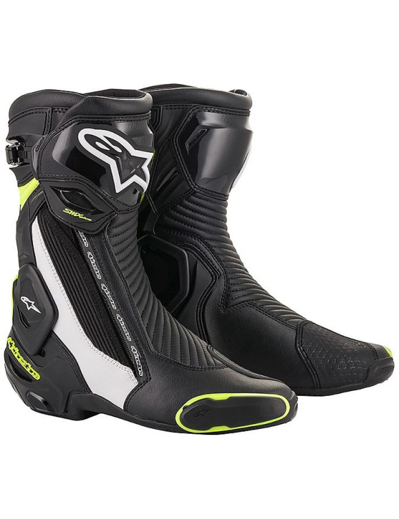 Bottes de moto Alpinestars SMX Plus V2 - Noir/Blanc 222101912 - 1
