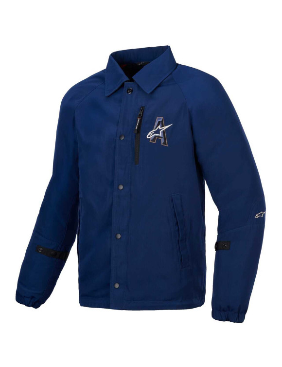 Chaqueta de moto Alpinestars Revved resistente al agua - Azul 320172570 - 1