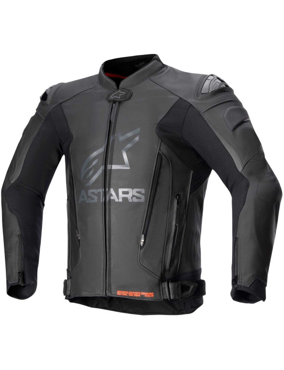 Alpinestars GP Plus V4 Leder-Motorradjacke – Schwarz/Schwarz 31005241100 - 1 Alpinestars GP Plus V4 Leder-Motorradjacke – Schwarz/Schwarz 31005241100 - 1