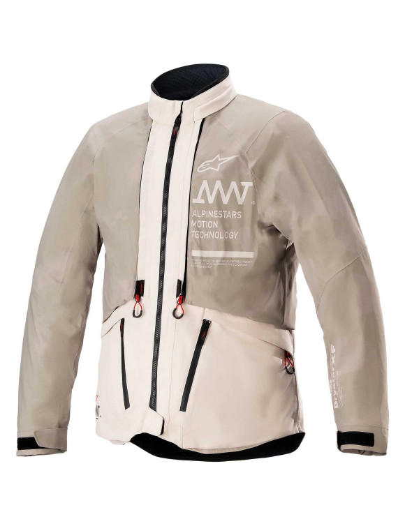 Giacca Moto Alpinestars AMT-10Lab Drystar® XF - Bianco/Sabbia/Alluminio/Mimetico 3209422208 - 1