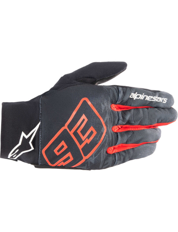 Guantes de moto Alpinestars Aragon - Negro/Gris alquitrán/Rojo brillante 35699201205 - 1 Guantes de moto Alpinestars Aragon - Negro/Gris alquitrán/Rojo brillante 35699201205 - 1