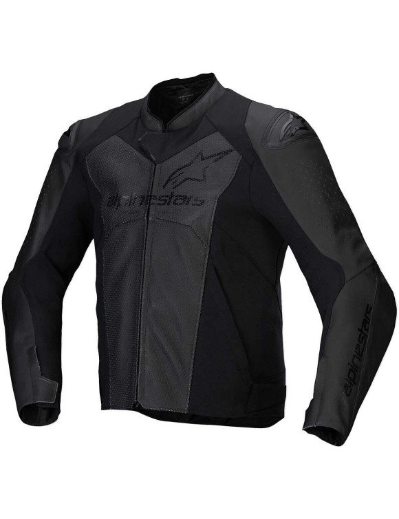 Alpinestars Faster V3 Airflow Leder-Motorradjacke – Schwarz/Schwarz 31036251100 - 1 Alpinestars Faster V3 Airflow Leder-Motorradjacke – Schwarz/Schwarz 31036251100 - 1