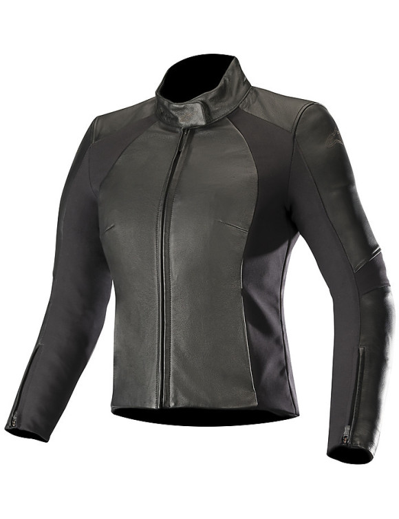 Alpinestars Stella Vika V2 Women's Leather Motorcycle Jacket - Black 311551910 - 1