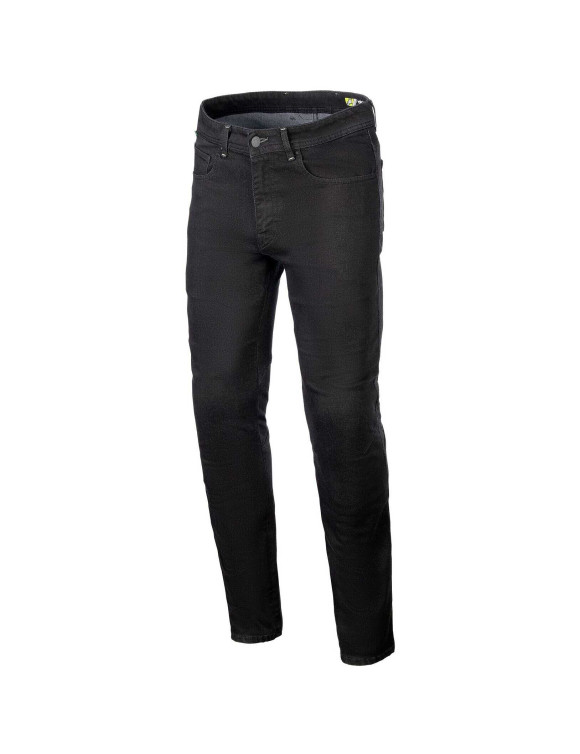 Pantalones de moto Alpinestars Radium V2 Jeans - Enjuague/Negro 33281241202 - 1
