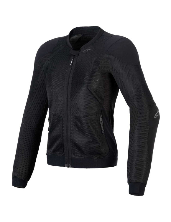 Alpinestars Stella Troop-Air Damen-Motorradjacke – Schwarz/Schwarz 33103251100 - 1 Alpinestars Stella Troop-Air Damen-Motorradjacke – Schwarz/Schwarz 33103251100 - 1