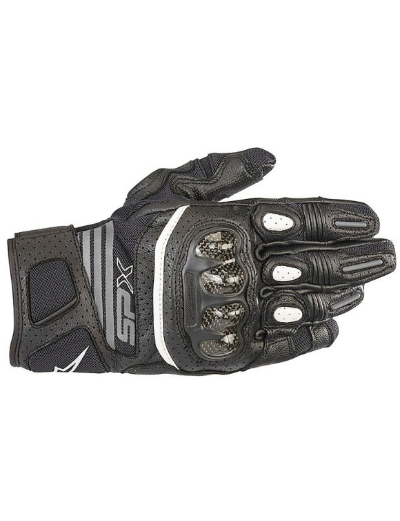 Guantes de moto Alpinestars Spx Air Carbon V2 para mujer - Negro/Antracita 3517319104 - 1