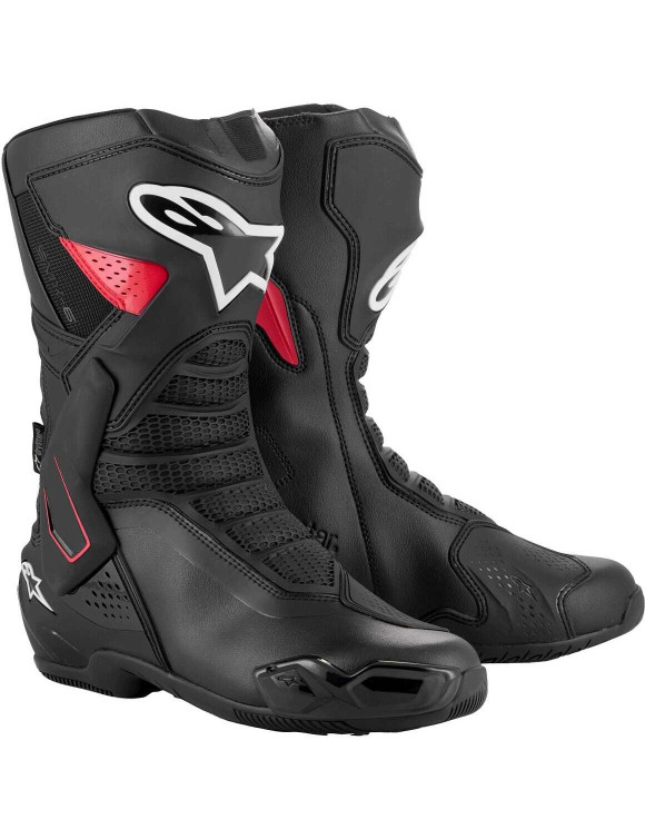 Botas de moto Alpinestars SMX-6 V3 Drystar - Negro/Rojo 224302513 - 1