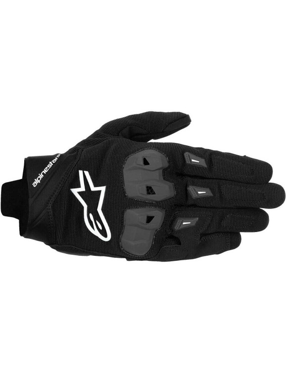 Alpinestars SP X 1 Motorcycle Gloves - Black/White 357012512 - 1 Alpinestars SP X 1 Motorcycle Gloves - Black/White 357012512 - 1