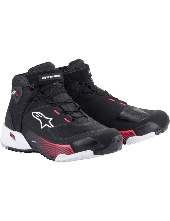 Alpinestars Motorcycle Shoes Alpinestars CR-X Drystar® Women's Motorcycle Shoes - Black/White/Pink diva 2611 - 1