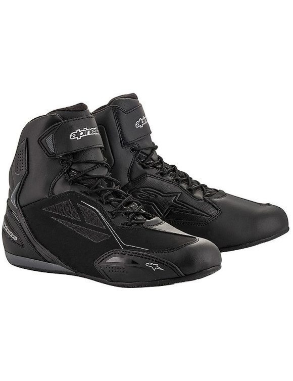 Zapatos de moto Alpinestars Stella Faster-3 Drystar® para mujer - Negro/Plata 2540919119 - 1