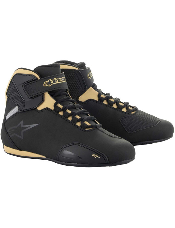 Alpinestars Stella Sektor Zapatos de moto para mujer - Champán/negro 25157191090 - 1
