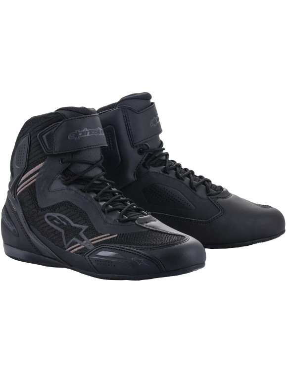 Scarpe Moto Alpinestars Faster-3 Rideknit® - Nero/Nero 25103191100 - 1