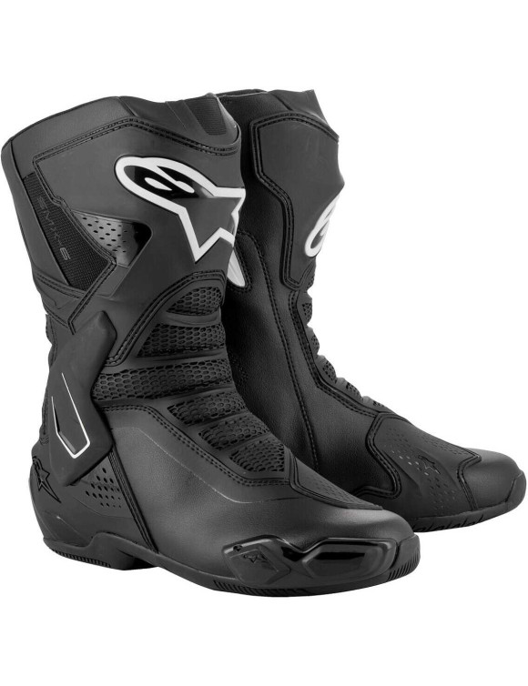 Alpinestars Stella SMX-6 V3 Motorradstiefel – Schwarz/Weiß 222312512 - 1 Alpinestars Stella SMX-6 V3 Motorradstiefel – Schwarz/Weiß 222312512 - 1