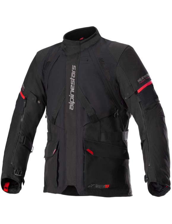 Chaqueta de moto Alpinestars Monteira Drystar® XF - Negro/Rojo brillante 32051231303 - 1