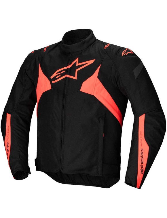Chaqueta de moto impermeable Alpinestars T - Jaws V4 - Negro/Rojo fluo 32001251030 - 1 Chaqueta de moto impermeable Alpinestars T - Jaws V4 - Negro/Rojo fluo 32001251030 - 1