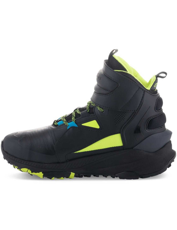 Alpinestars Speedstreet Motorcycle Shoes - Black/Lime/Ocean Blue 26503251488 - 1