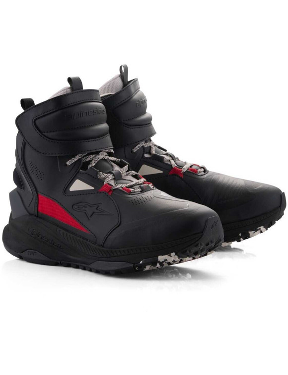 Chaussures de moto Alpinestars Speedstreet - Noir/Écru/Rouge vif 26503251496 - 1 Chaussures de moto Alpinestars Speedstreet - Noir/Écru/Rouge vif 26503251496 - 1