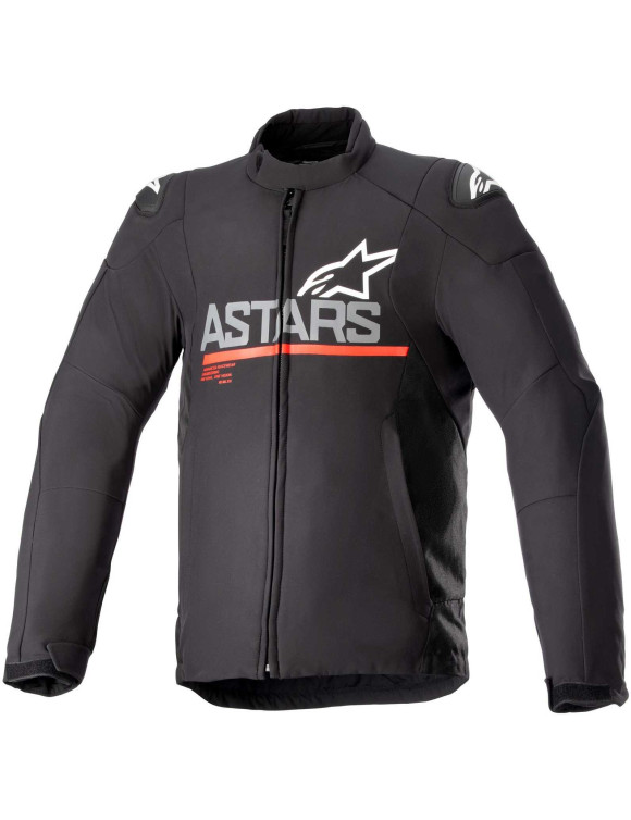 Chaqueta de moto Alpinestars impermeable SMX - Negro/Gris oscuro/Rojo brillante 32065231993 - 1 Chaqueta de moto Alpinestars impermeable SMX - Negro/Gris oscuro/Rojo brillante 32065231993 - 1