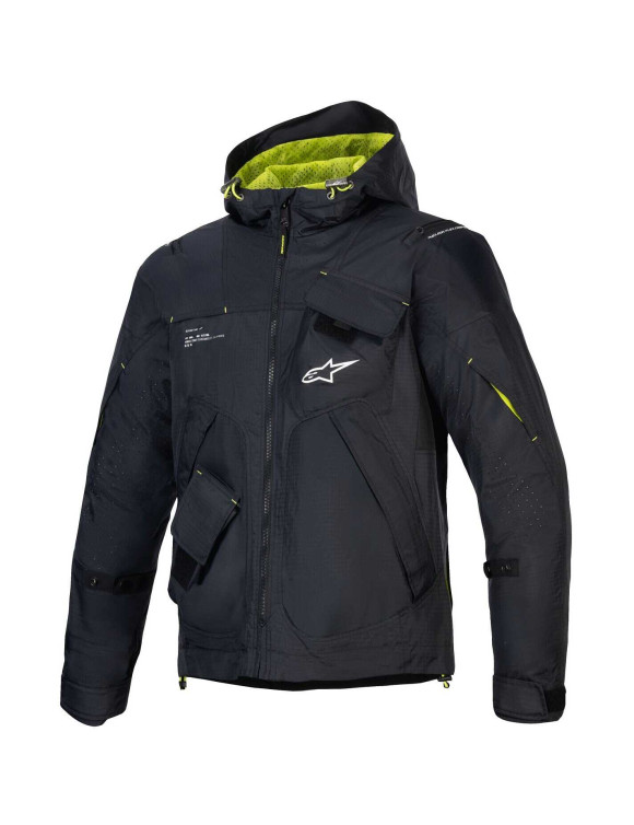 Chaqueta de moto Alpinestars Mogress Air - Negro/Verde limón/Blanco 33016251484 - 1 Chaqueta de moto Alpinestars Mogress Air - Negro/Verde limón/Blanco 33016251484 - 1
