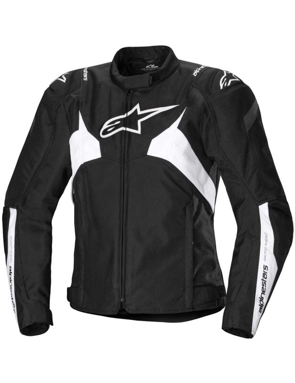 Alpinestars Veste de moto imperméable Stella T - Jaws V4 - Noir/Blanc 321012512 - 1