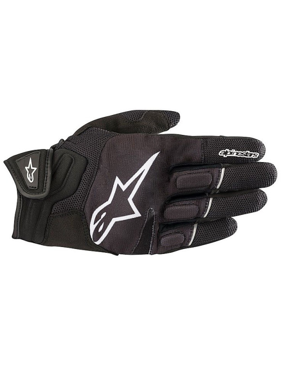 Gants de moto Alpinestars Atom - Noir/Blanc 357401812 - 1