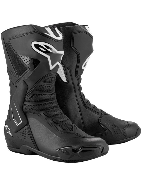 Botas de Moto para Hombre Alpinestars SMX-6 V3 Negro/Blanco 222302512 - 1