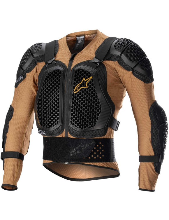 Giacca Moto Alpinestars Protettiva Bionic Action V2 - Sabbia/Nero/Mandarino 6506823814 - 1