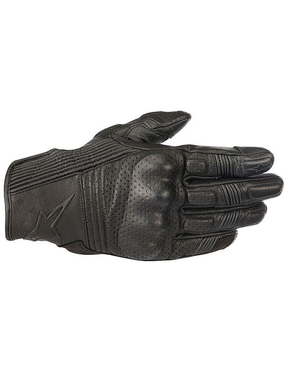 Guantes de moto Alpinestars Mustang V2 - Negro/Negro 35661181100 - 1