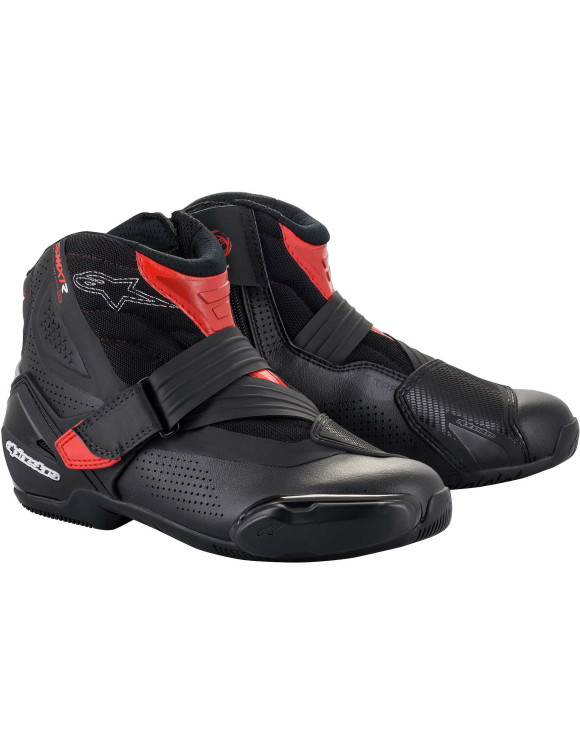 Stivali Moto Alpinestars Vented SMX-1 R V2 - Nero/Rosso 222402113 - 1 Stivali Moto Alpinestars Vented SMX-1 R V2 - Nero/Rosso 222402113 - 1