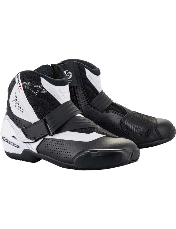 Botas de moto Alpinestars Vented SMX-1 R V2 - Negro/Blanco 222402112 - 1