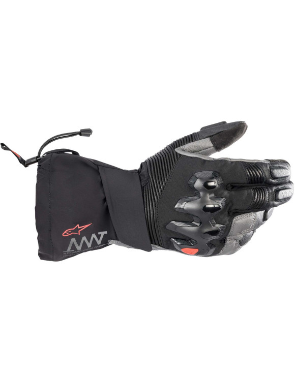 Gants de moto d'hiver Alpinestars AMT-10 Drystar® XF - Noir/Gris foncé 3529623111 - 1